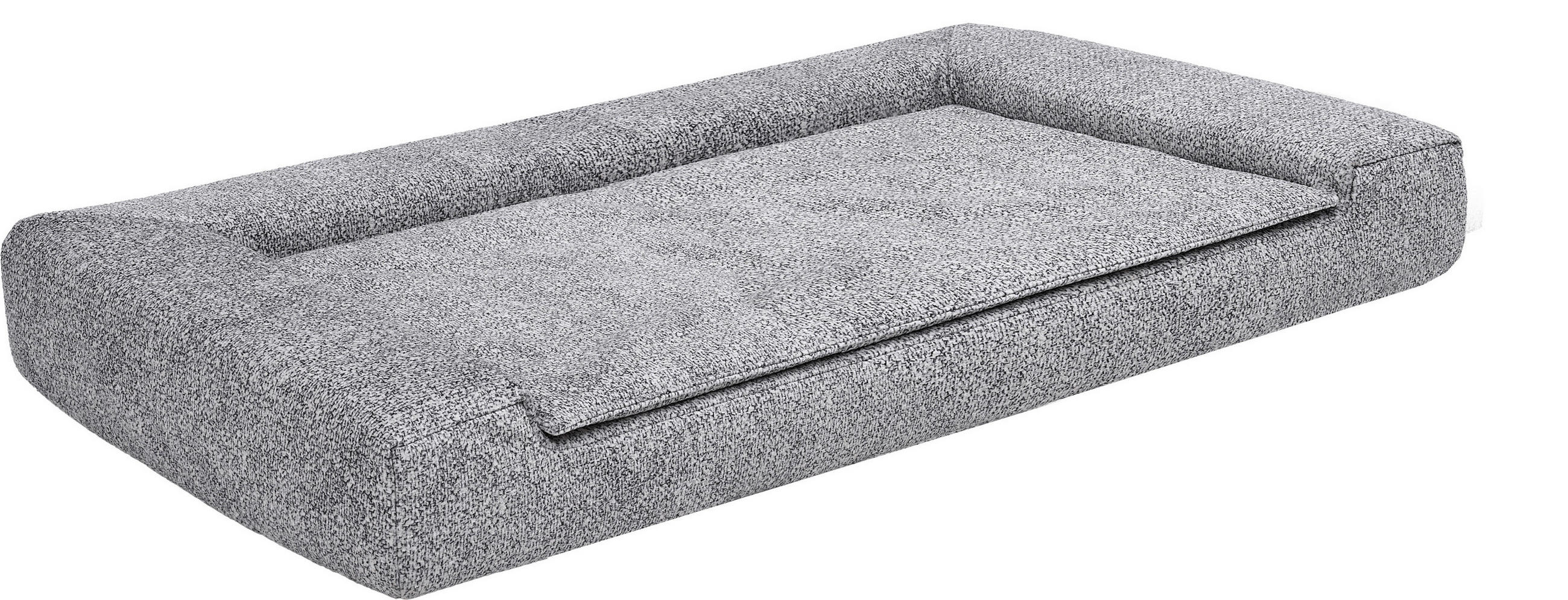 HUNDEBETT - Hellgrau, Konventionell, Textil (120/15/70cm) - Sedda