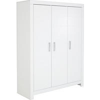  KLEIDERSCHRANK Fiona Weiß  - Chromfarben/Weiß, Design, Holzwerkstoff/Metall (156,8/205,3/55,3cm) - Paidi