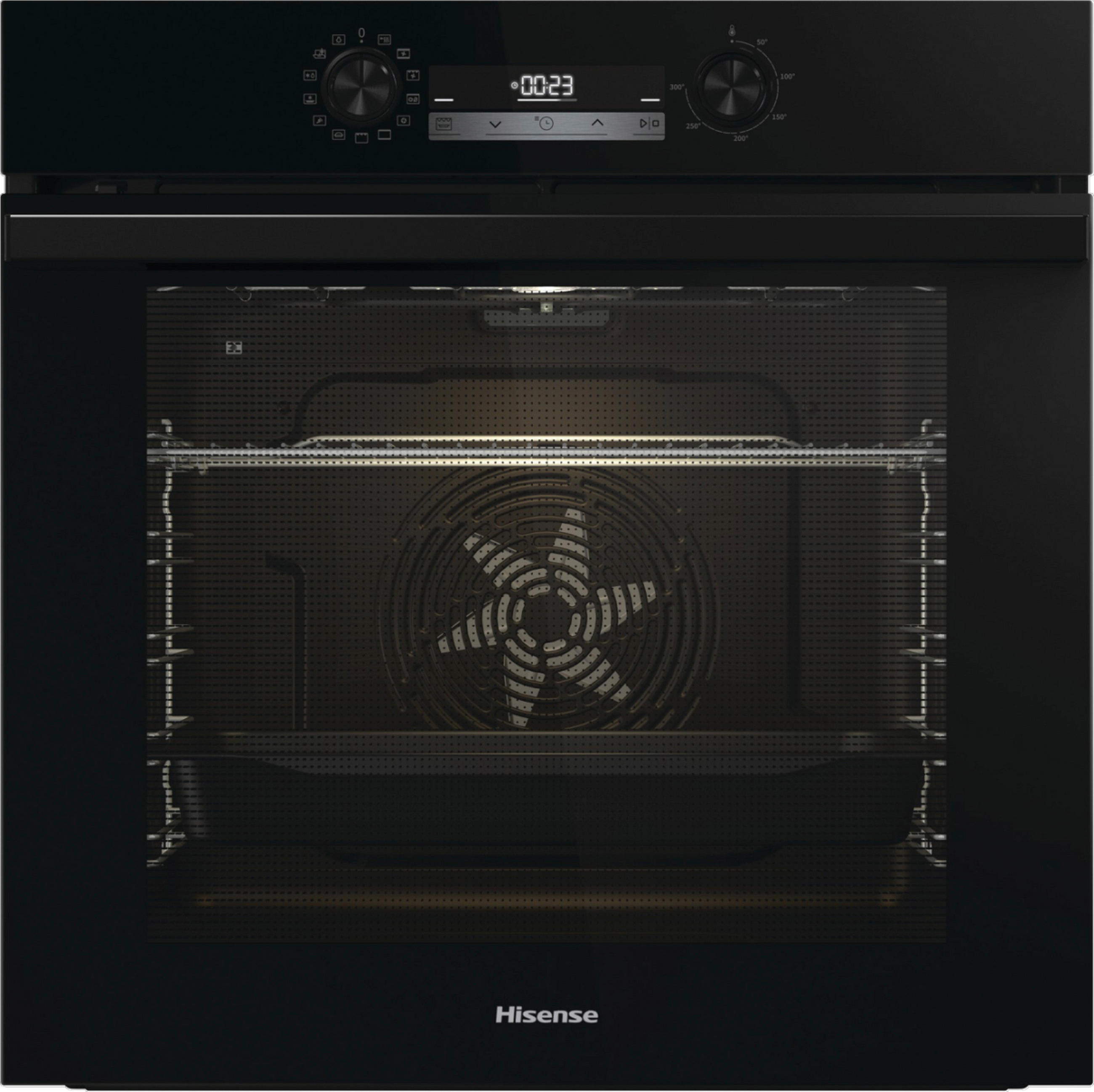 EINBAUBACKOFEN BI64211SEPBG  - Schwarz, Basics, Glas/Metall (59,5/59,5/56,4cm) - Hisense