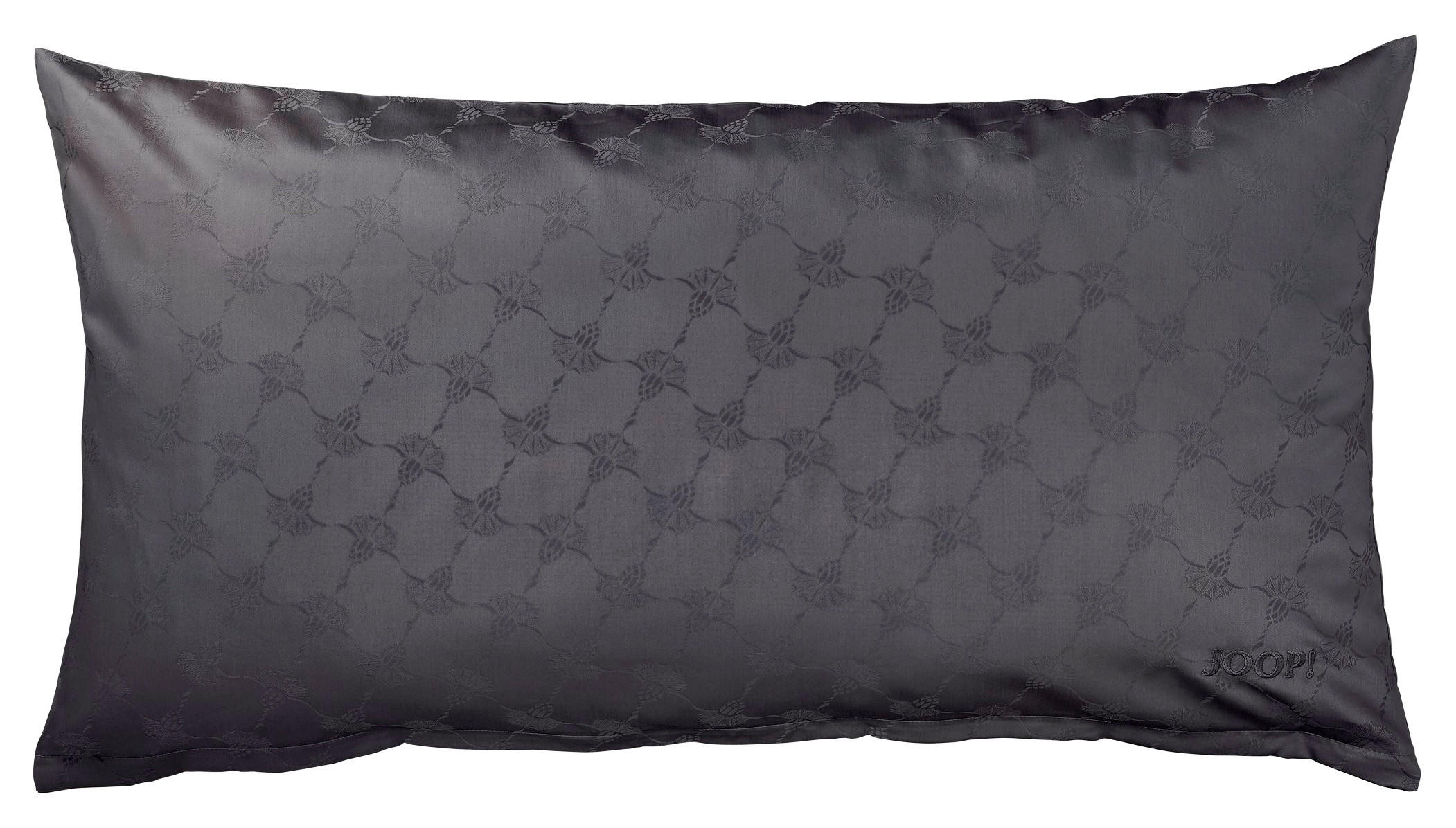 KOPFKISSENBEZUG 80/40 cm  - Anthrazit, Basics, Textil (80/40cm) - Joop!