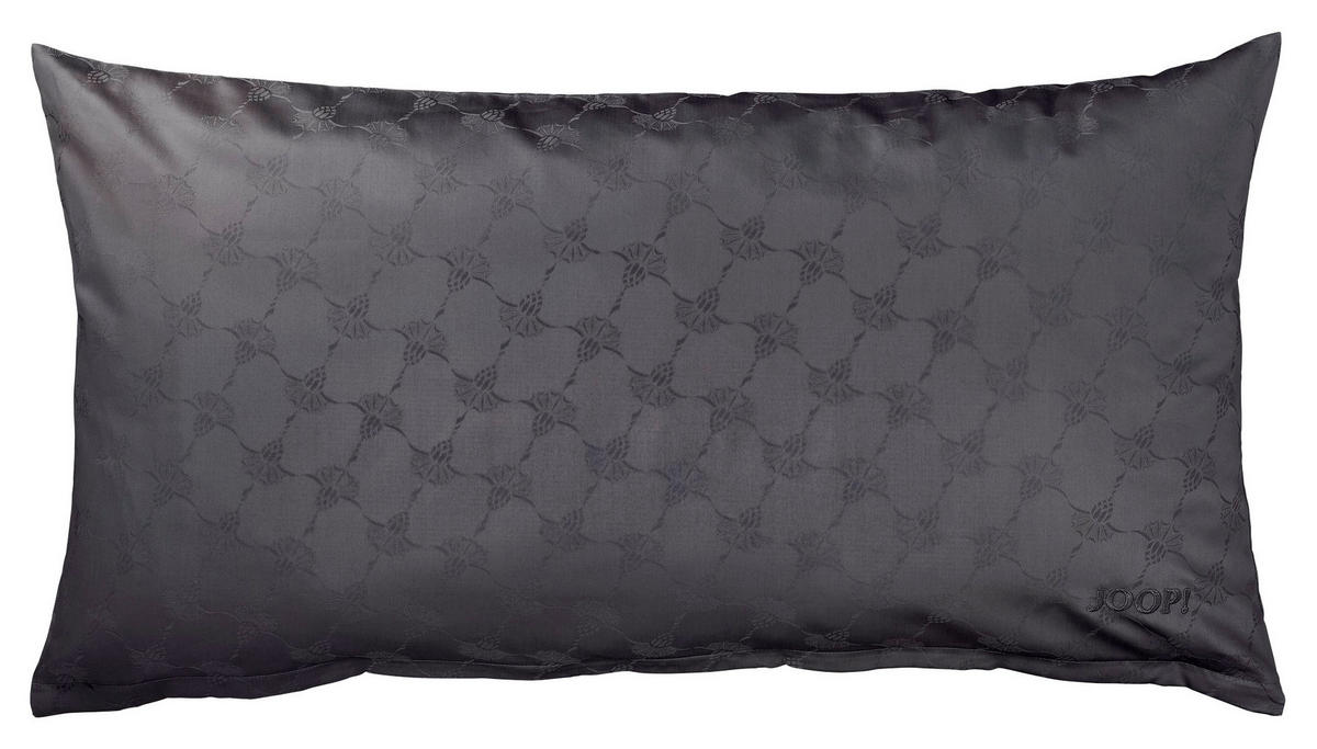 KOPFKISSENBEZUG 80/40 cm  - Anthrazit, Basics, Textil (80/40cm) - Joop!