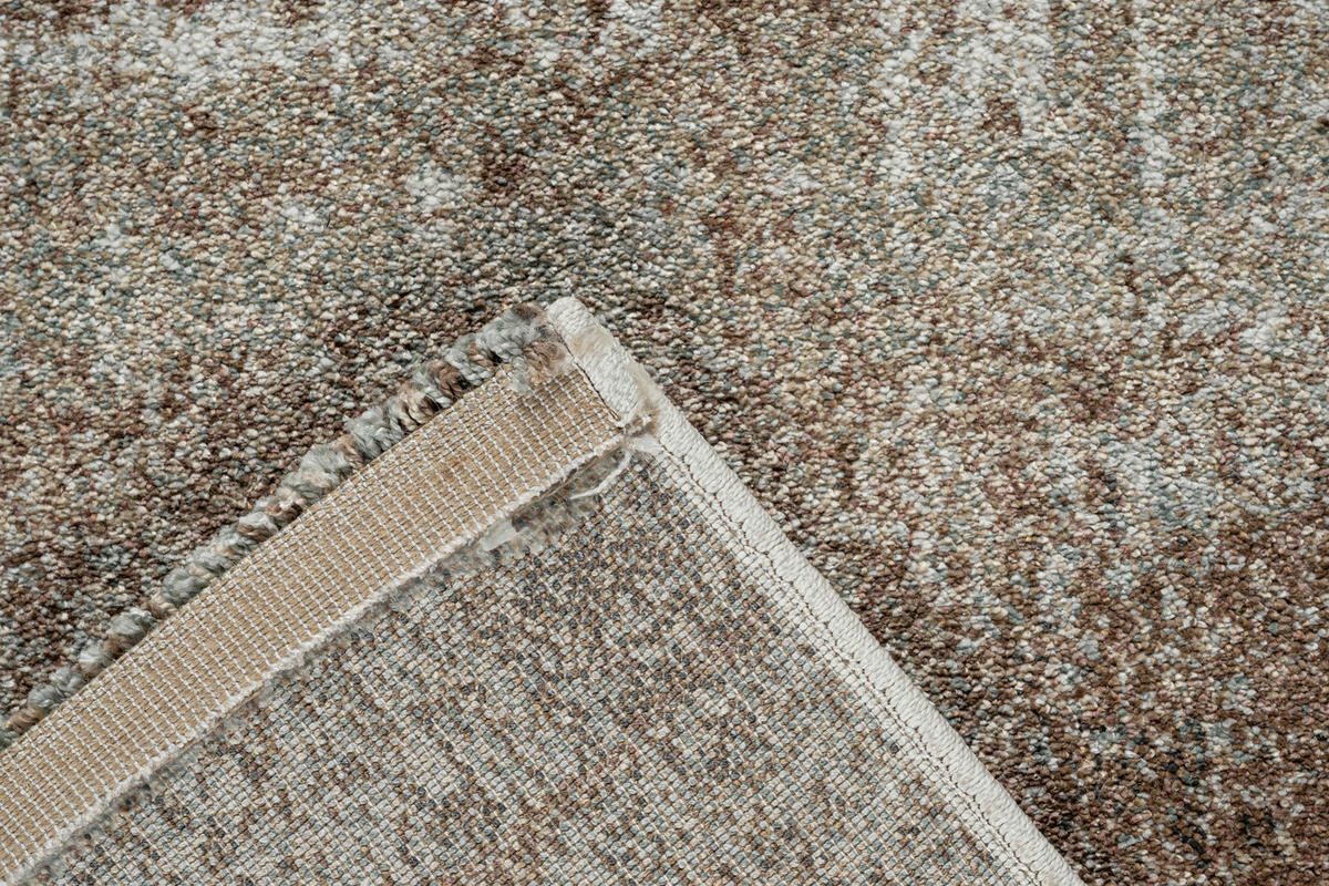 WEBTEPPICH  Wohnzimmer 160/230 cm Madison Creme, Grau, Rostfarben  - Rostfarben/Creme, Basics, Kunststoff/Textil (160/230cm) - Novel