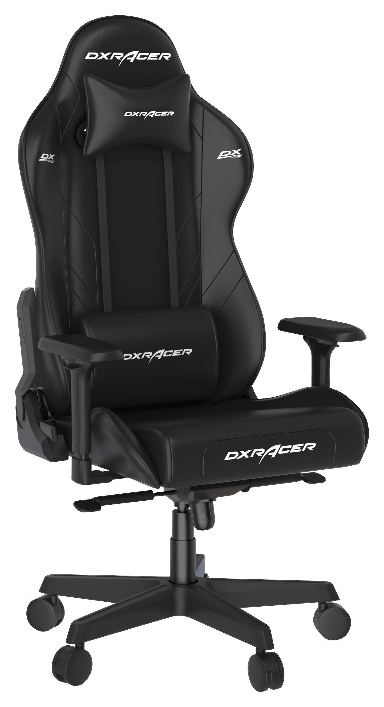 GAMINGSTUHL Schwarz Kunststoff, Textil - Schwarz, LIFESTYLE, Kunststoff/Textil (68/131/68cm) - Dxracer