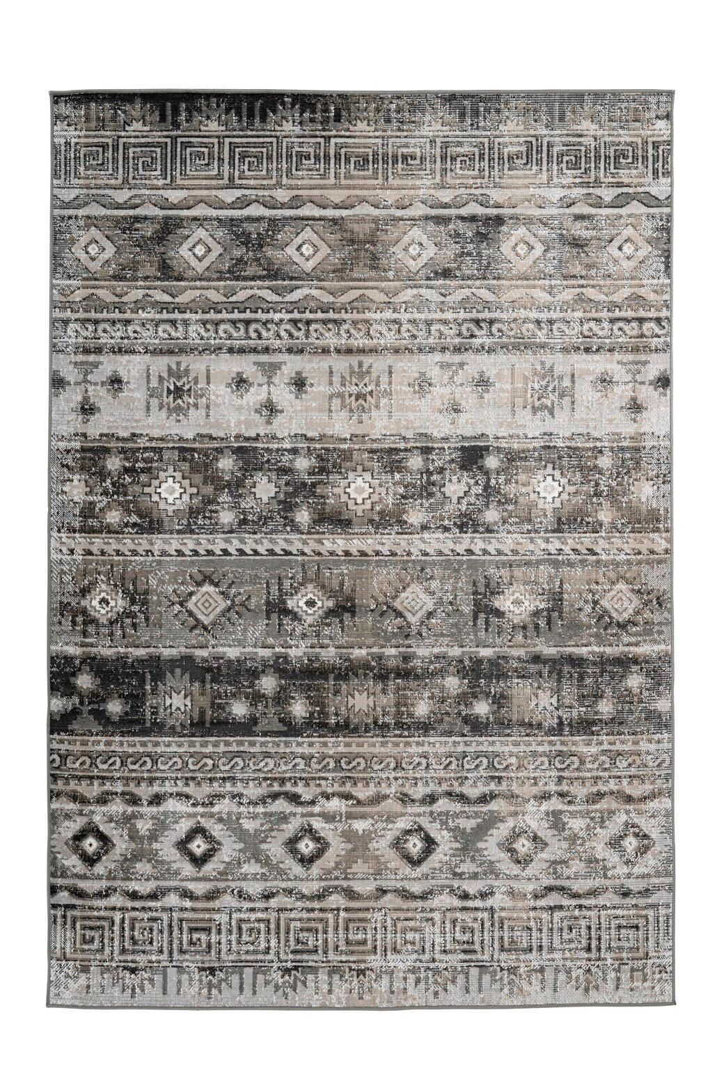 Novel Flachwebeteppich Grau 160x230 cm