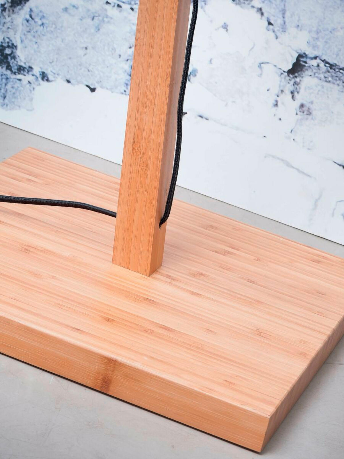 GOLVLAMPA GOOD&MOJO     - naturfärgad, Trend (150/40/62cm) - Good & Mojo