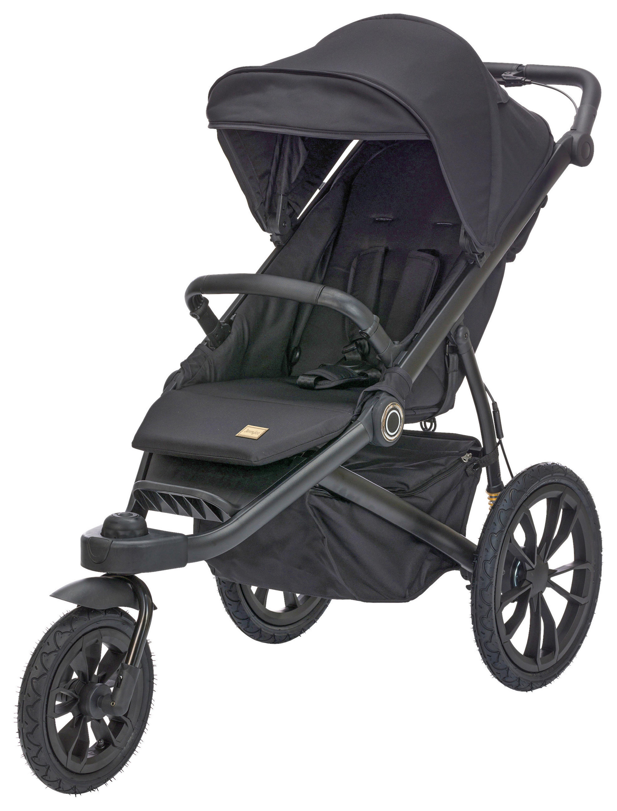 JOGGER  - Schwarz, Basics, Textil/Metall - Jimmylee