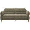 2-SITZER-SOFA in Webstoff Grün  - Eiche Bianco/Grün, Design, Holz/Textil (192-220/85-106/98-112cm) - Dieter Knoll