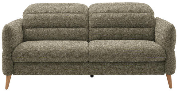 2-SITZER-SOFA in Webstoff Grün  - Eiche Bianco/Grün, Design, Holz/Textil (192-220/85-106/112cm) - Dieter Knoll