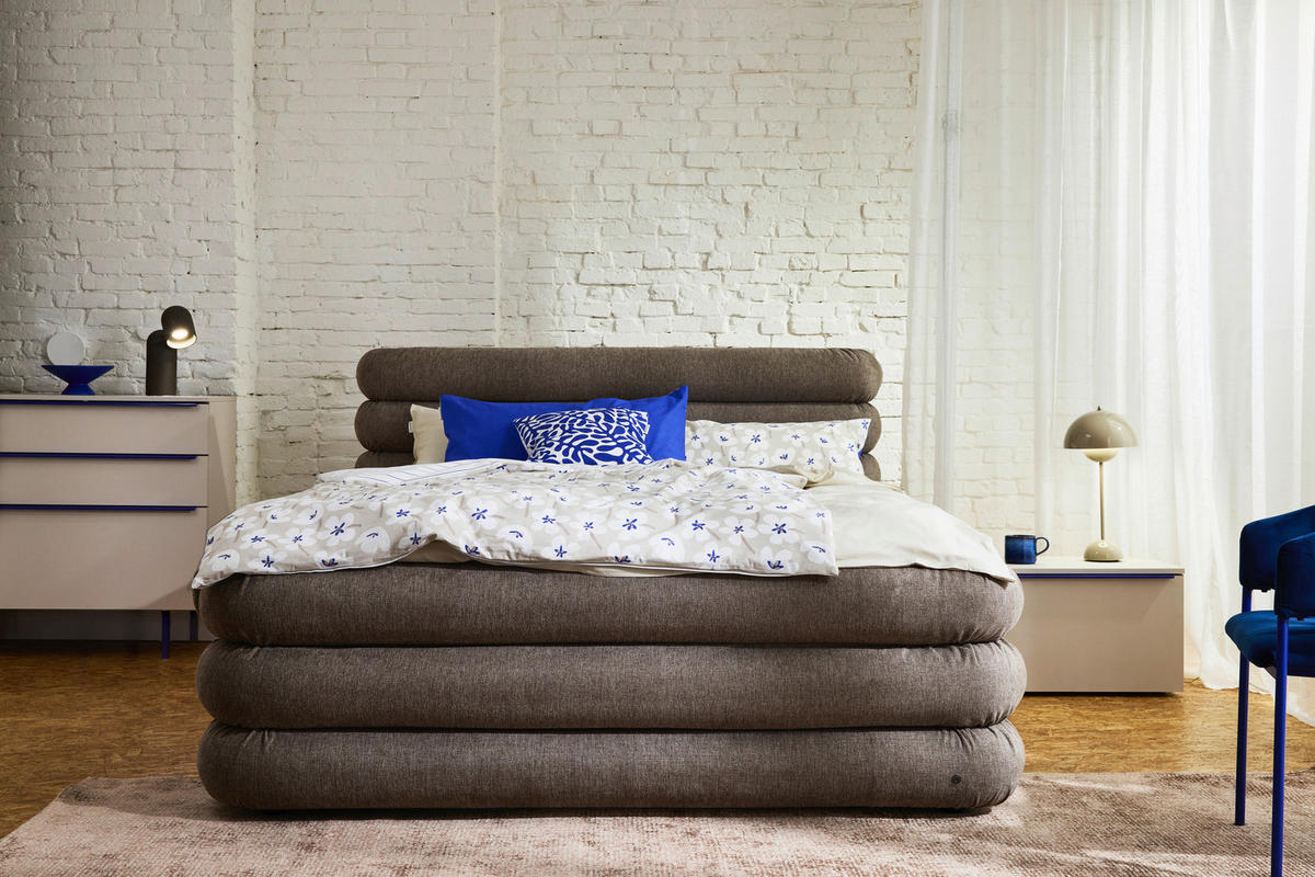 BOXSPRINGBETT 160/200 cm,  in Braun, Bettkasten, Topper, Matratzen, H3 = fest  - Schwarz/Braun, Design, Kunststoff/Textil (160/200cm) - Tom Tailor