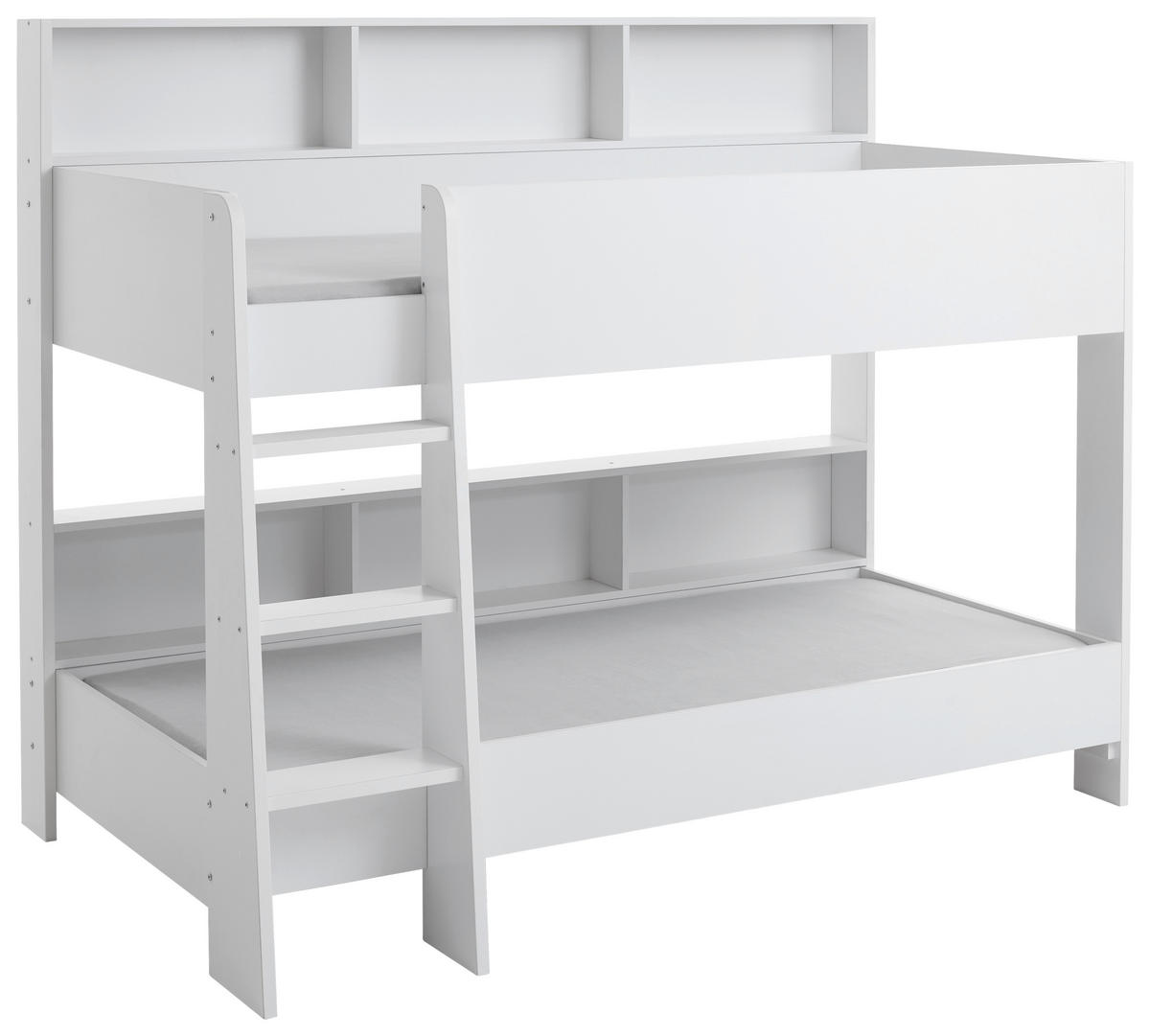 ETAGENBETT - Weiß, Basics, Holzwerkstoff (90/200cm) - Boxxx