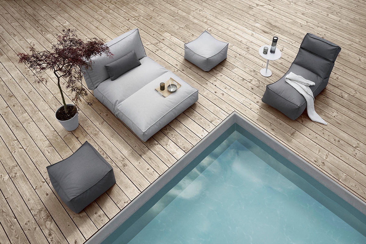 LOUNGEKISSEN 30/15,5/70 cm   - Dunkelgrau, Design, Textil (30/15,5/70cm) - Blomus