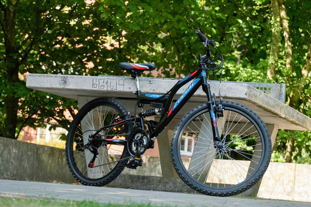 MOUNTAINBIKE 24 Zoll Kinder  - Rot/Schwarz, Basics, Metall (124 /64/18 cm) - Atrigo
