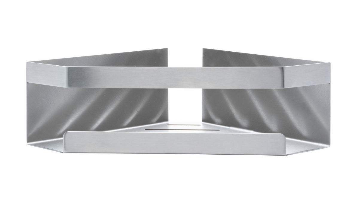 DUSCHABLAGE - Edelstahlfarben, KONVENTIONELL, Metall (28,5/8/18cm) - Schöner Wohnen