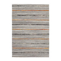 HANDVÄVD MATTA 120/170 cm  - orange/naturfärgad, Basics, textil (120/170cm) - Kayoom