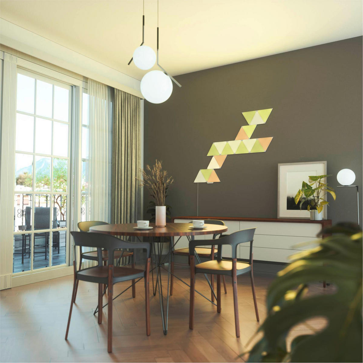 Nanoleaf Triangles 9er Pack NANOLEAF 23/0,6/20 cm  - Weiß, Basics, Kunststoff (23/0,6/20cm)