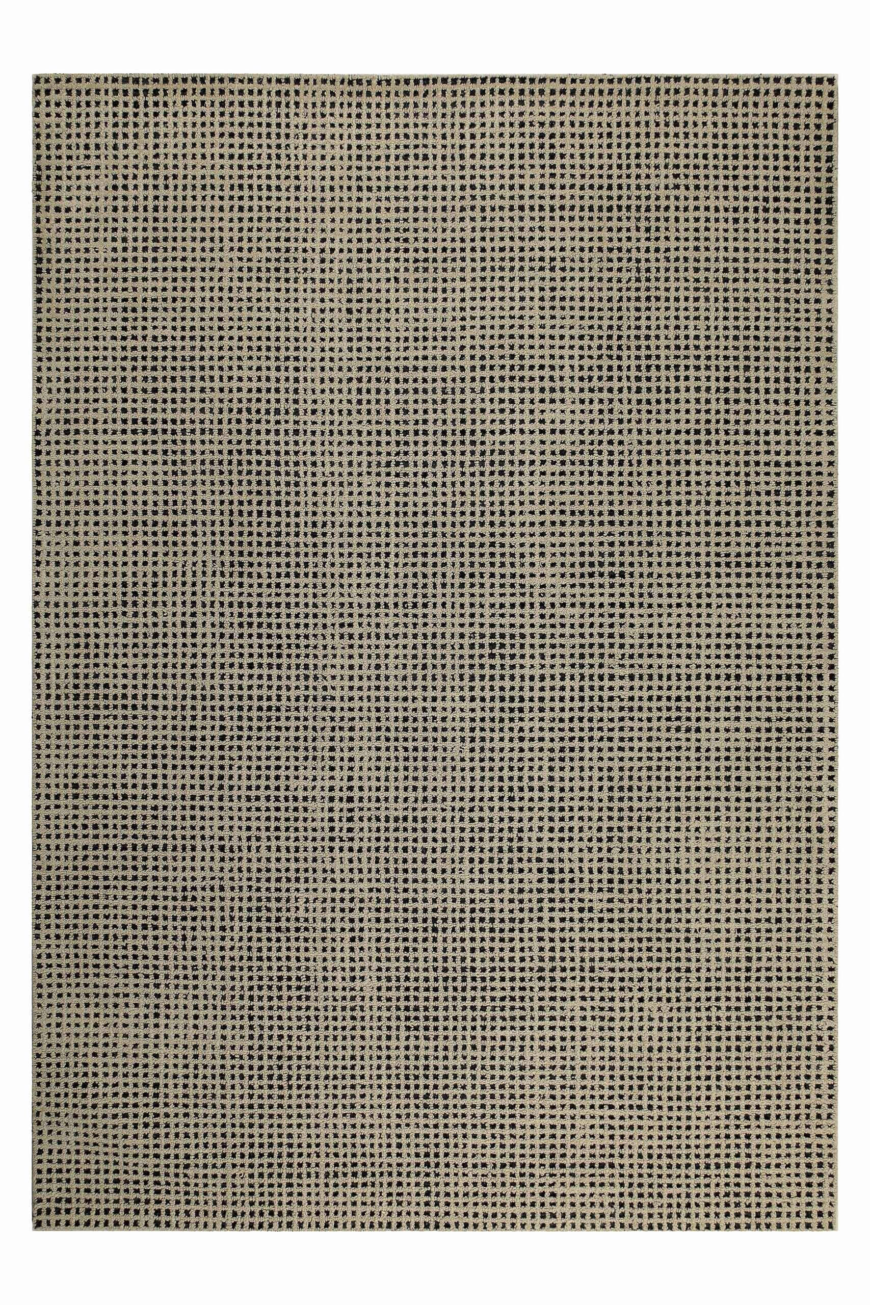 WEBTEPPICH Wohnzimmer 110/170 cm Hamptons Twentynine Schwarz, Sandfarben rechteckig  - Sandfarben/Schwarz, Design, Textil (110/170cm) - WECON HOME