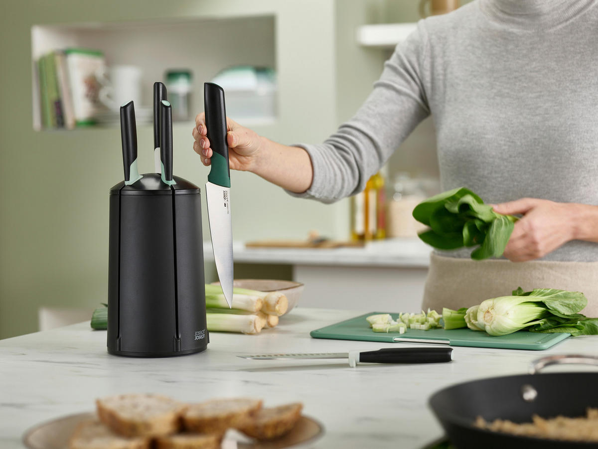 SET NOŽEVA      5-dijelni  Elevate  - višebojno/boje oplemenjenog čelika, Basics, metal/plastika (13,3/35/13,3cm) - Joseph Joseph