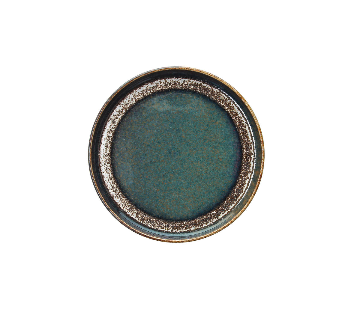 PLITKI TANJIR    20/2.5 cm         - braon/plava, Osnovno, keramika (20/2.5cm) - Tognana