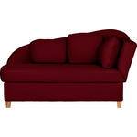 LIEGE  in Chenille, Flachgewebe Bordeaux  - Bordeaux, LIFESTYLE, Holz/Textil (180/97/85cm) - Novel