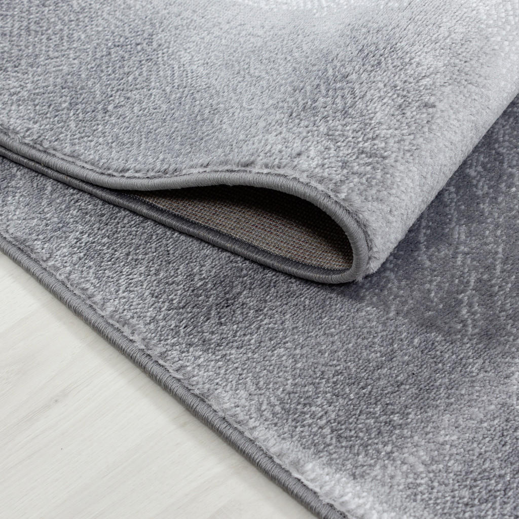 Thumbnail - Novel Webteppich Parma, Schwarz, Textil, Wellen, rechteckig, 160x230 cm, Oeko-Tex® Standard 100, für Fußbodenheizung gee...