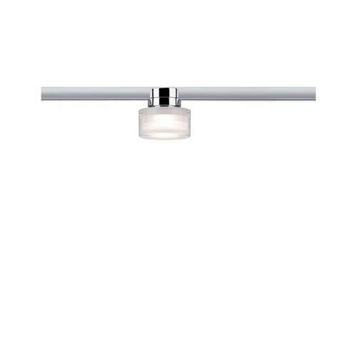 SCHIENENSYSTEM-STRAHLER URail 8/7,3 cm   - Klar/Chromfarben, Basics, Kunststoff/Metall (8/7,3cm) - Paulmann