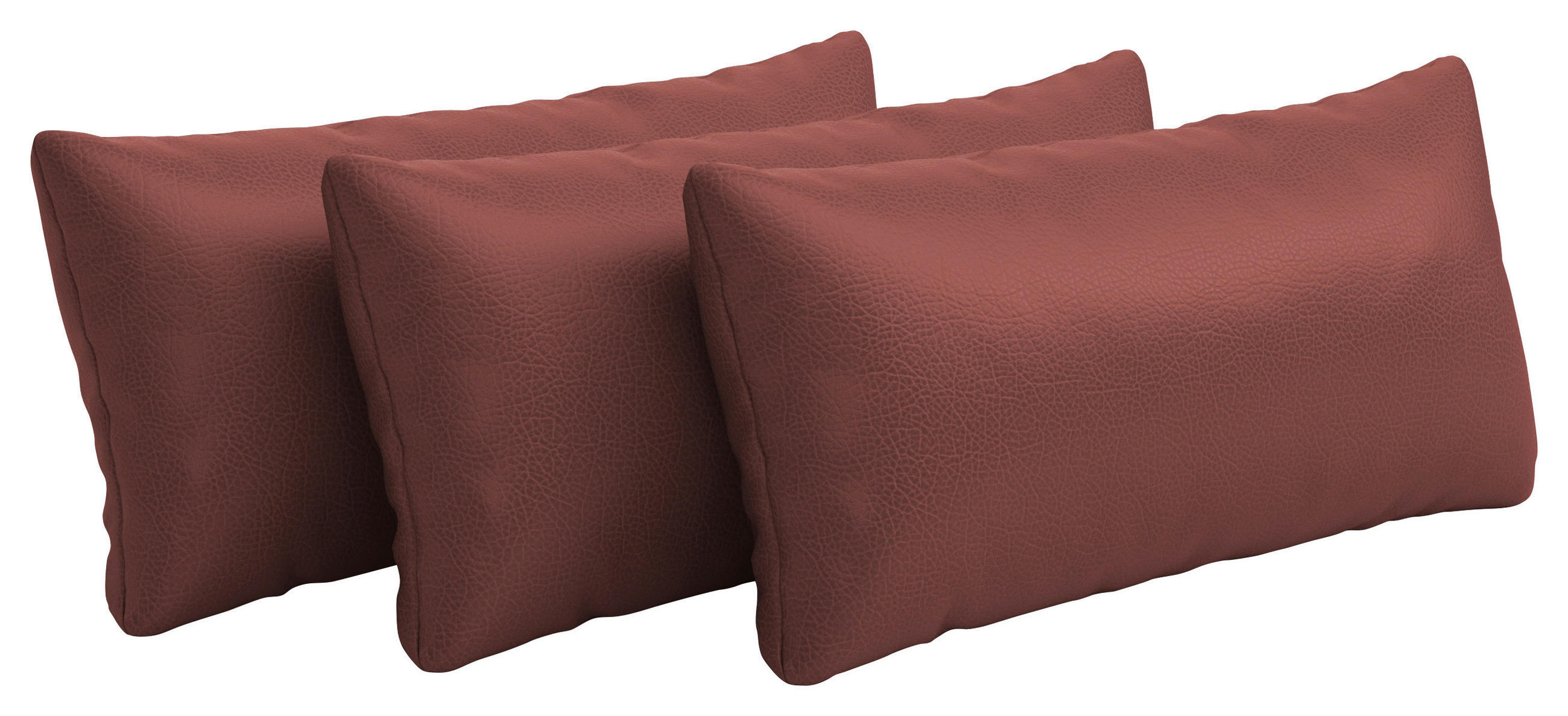 NIERENKISSEN  - Rotbraun, Konventionell, Leder (65/25cm) - Sit & More