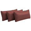 NIERENKISSEN  - Rotbraun, Konventionell, Leder (65/25cm) - Sit & More