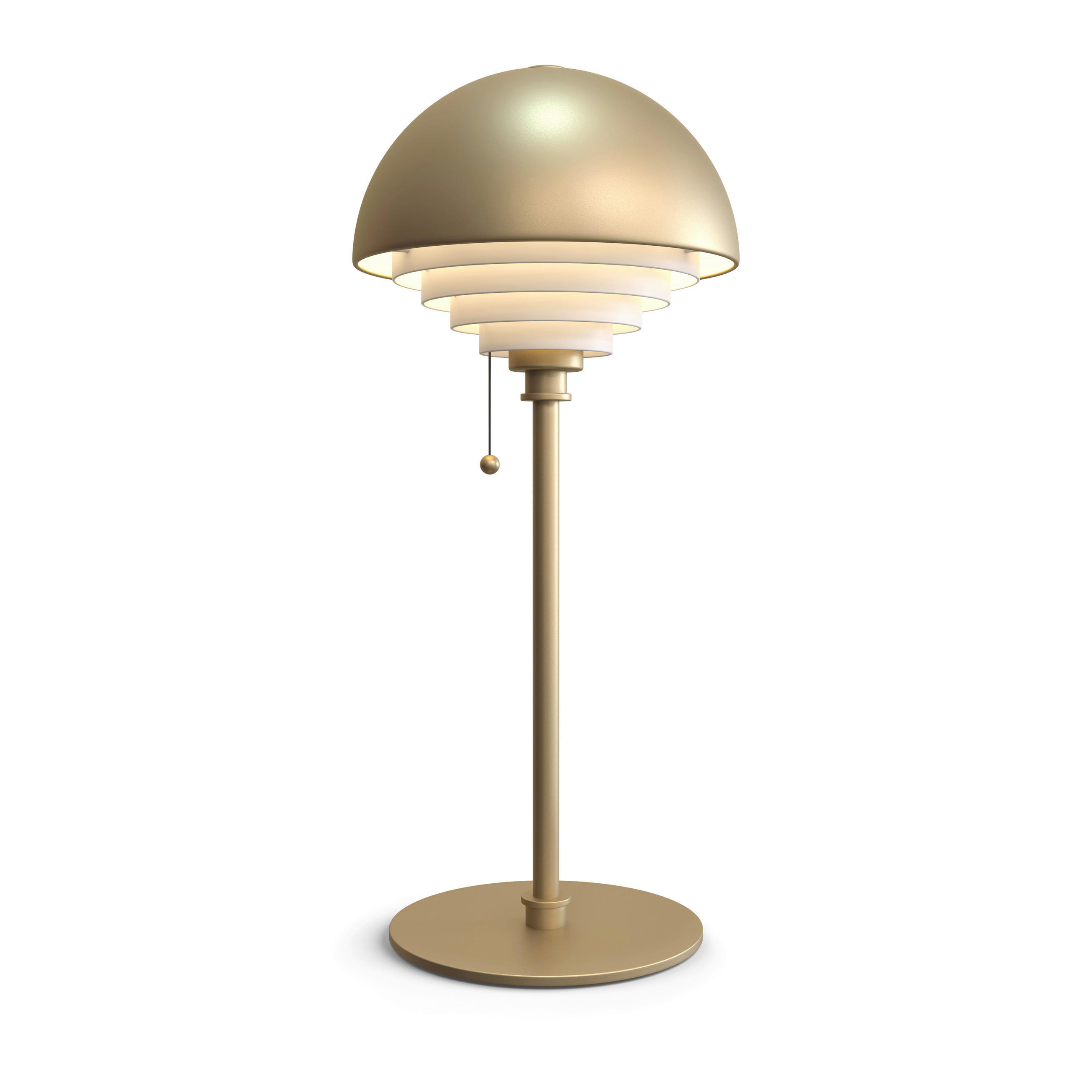 BORDSLAMPA Motown 23/52 cm   - mässingsfärgad, Design, metall (23/52cm) - Belid