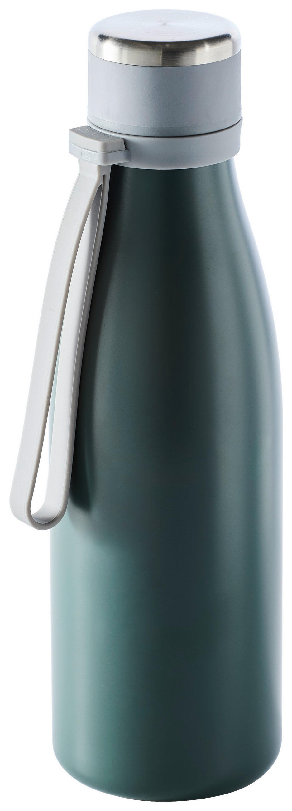 TERMOSFLASKA 0.55 l  - mörkgrå/ljusgrå, Trend, metall/plast (7,3/24,5cm) - Homeware Profession.