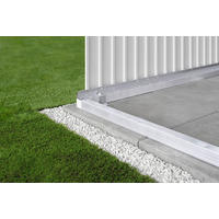 BODENRAHMEN 222/4/222 cm  - Alufarben, Basics, Metall (222/4/222cm) - Biohort