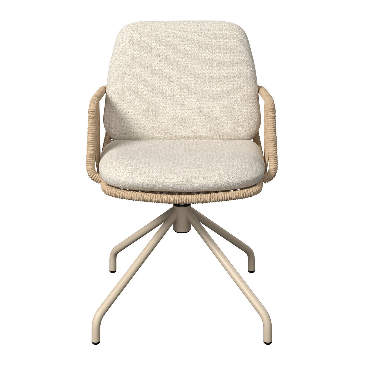 GARTENSESSEL Metall, Textil Sandfarben, Beige  - Sandfarben/Beige, Modern, Textil/Metall (58/82/62cm) - Dieter Knoll