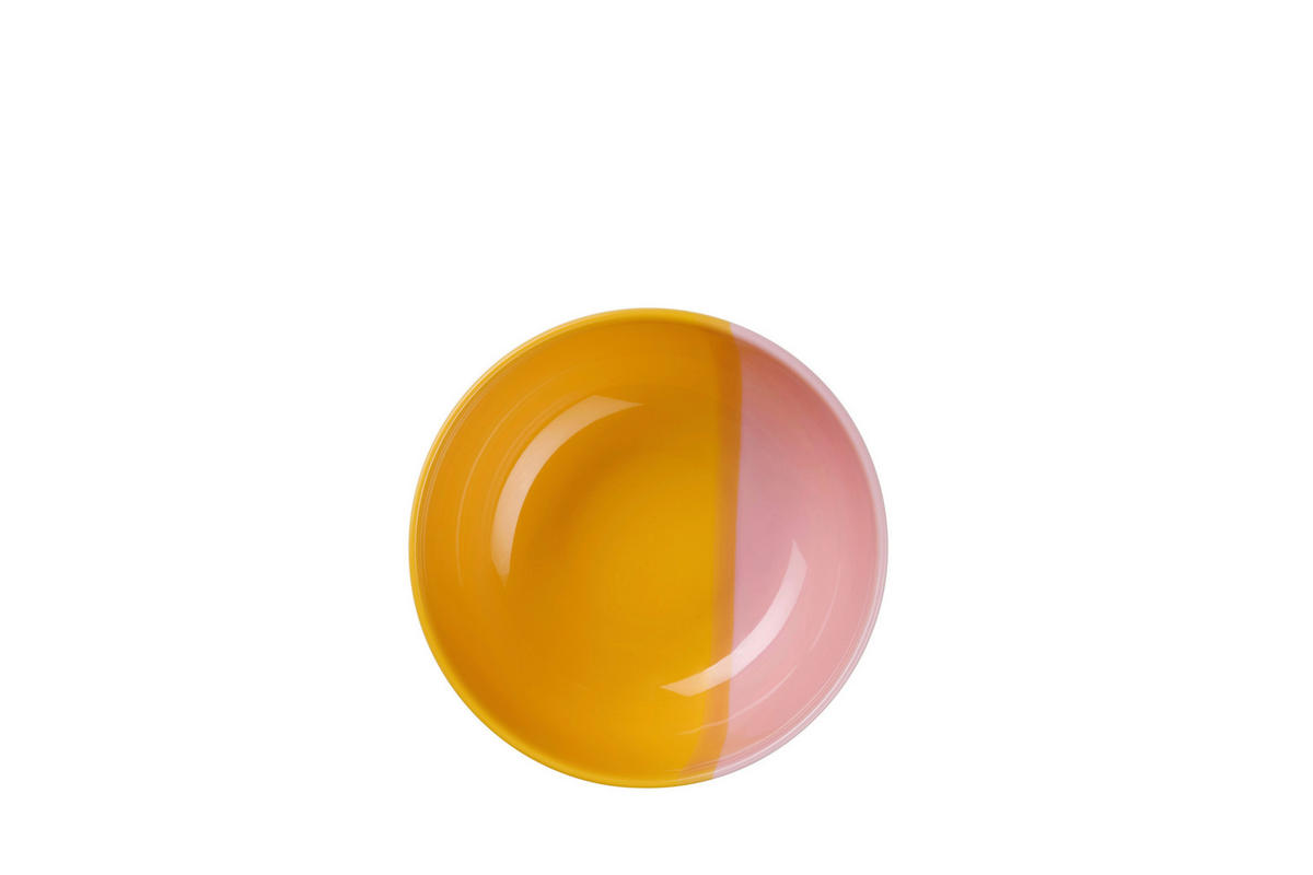 SKLEDA  Joy  keramika   15,5/7 cm       - temno rumena/svetlo roza, Basics, keramika (15,5/7cm) - ASA