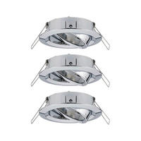 DECKENLEUCHTE 8,4 cm  - Chromfarben/Alufarben, Basics, Metall (8,4cm) - Paulmann