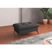HOCKER in Textil Dunkelgrau  - Dunkelgrau/Schwarz, Konventionell, Textil/Metall (102/47/69cm) - Sit & More