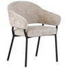 ARMLEHNSTUHL  in Eisen Mikrofaser  - Beige/Schwarz, KONVENTIONELL, Holz/Textil (60/80/62cm) - MID.YOU