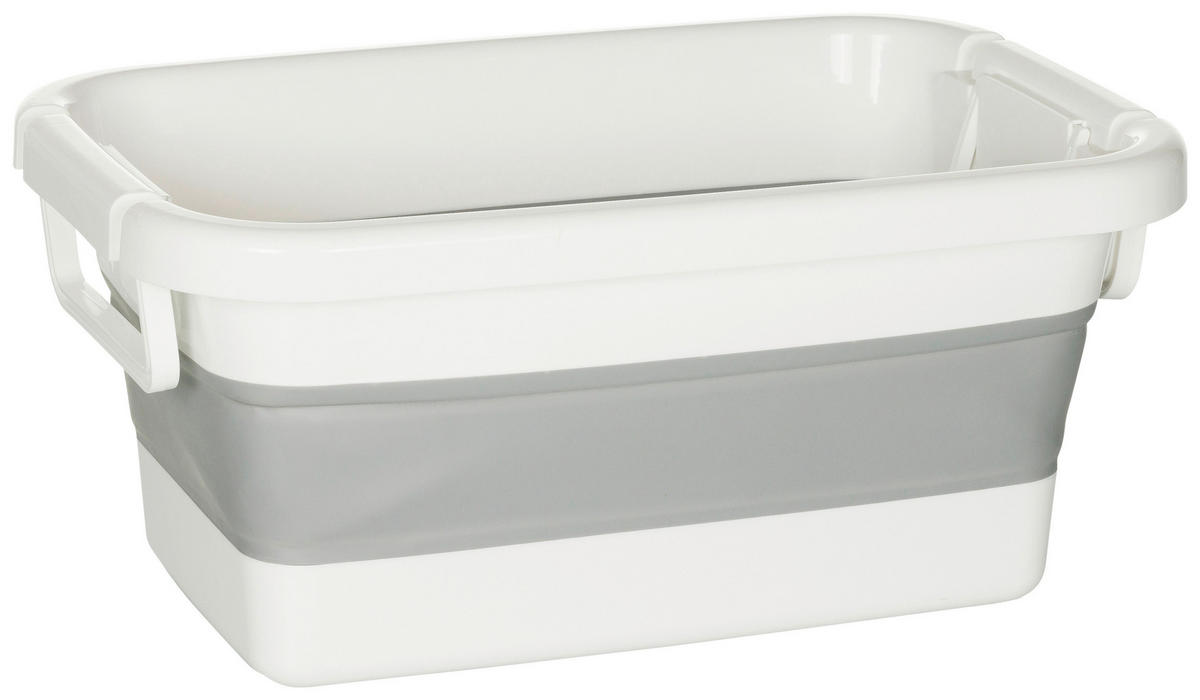 UNIVERSALKORB   - Weiß/Grau, Basics, Kunststoff (60/67/42cm) - MID.YOU
