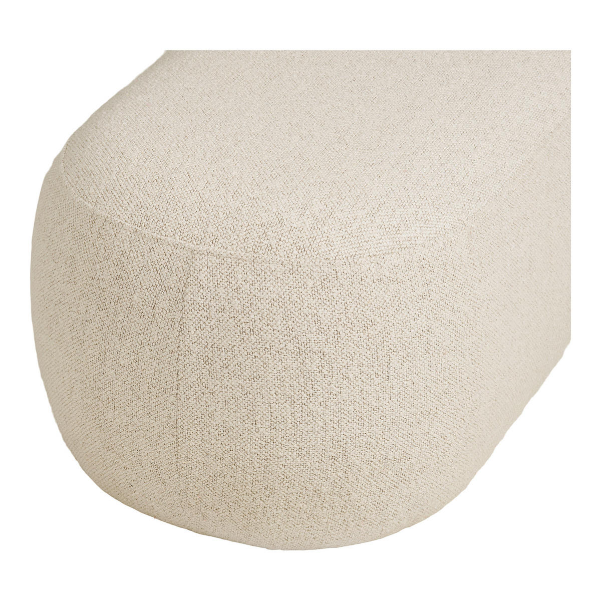 POLSTERBANK - Creme, Design, Textil (100/38/50cm) - MID.YOU