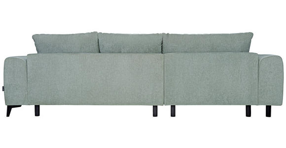 ECKSOFA  in Chenille Hellgrau  222/279 cm  - Hellgrau/Schwarz, KONVENTIONELL, Kunststoff/Textil (222/279cm) - Hom`in