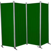 SICHTSCHUTZ - Grau/Grün, Basics, Textil/Metall (220/165/25,2cm) - Boxxx