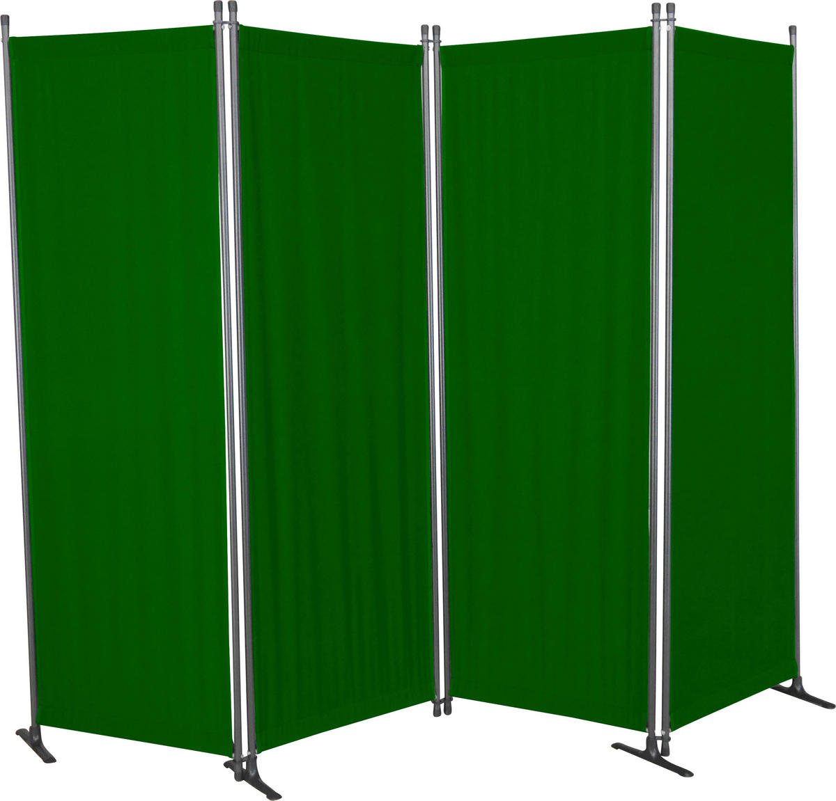 SICHTSCHUTZ - Grau/Grün, Basics, Textil/Metall (220/165/25,2cm) - Boxxx