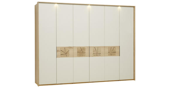 DREHTÜRENSCHRANK in Eichefarben, Sandfarben - Sandfarben/Eichefarben, KONVENTIONELL, Holz/Holzwerkstoff (299,2/229,4/59,5cm) - Dieter Knoll