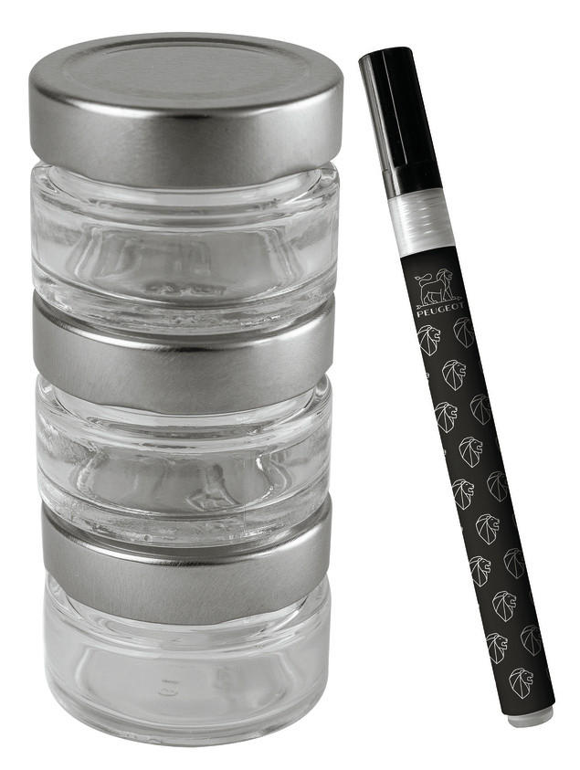 SET POSODIC ZA ZAČIMBE  Maestro  5/10/5 cm           - prosojno, Basics, steklo (5/10/5cm) - Peugeot