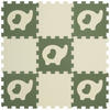 PUZZLEMATTE  - Beige/Grün, Basics, Kunststoff (30/30/1cm) - My Baby Lou