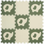 BODENPUZZLE  - Beige/Grün, Basics, Kunststoff (30/30/1cm) - My Baby Lou