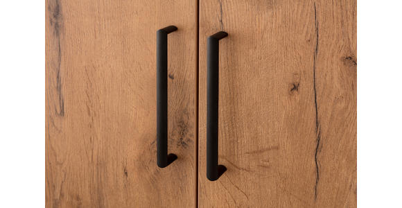 GARDEROBE 6-teilig  in 300/200/38 cm  - Eichefarben/Anthrazit, KONVENTIONELL, Holzwerkstoff (300/200/38cm) - Moderano