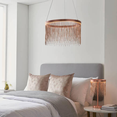LED-HÄNGELEUCHTE 45/170 cm  - Kupferfarben, Basics, Metall (45/170cm) - ENDON