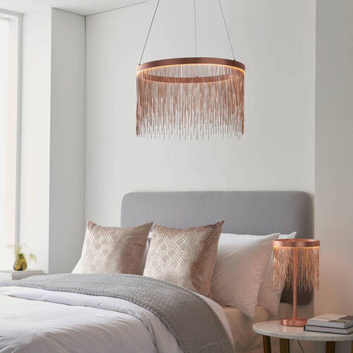 LED-HÄNGELEUCHTE 45/170 cm  - Kupferfarben, Basics, Metall (45/170cm) - ENDON