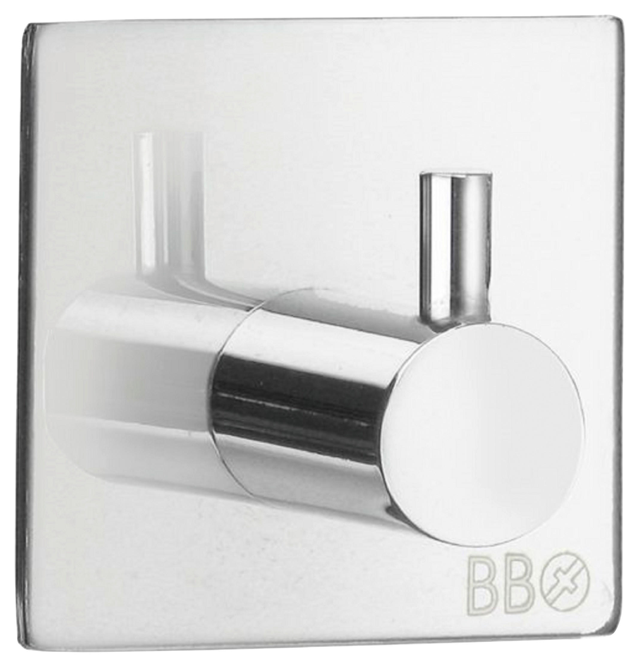 HAKEN  in Edelstahlfarben  - Edelstahlfarben, Basics, Metall (4,5/4,5/3cm) - Smedbo