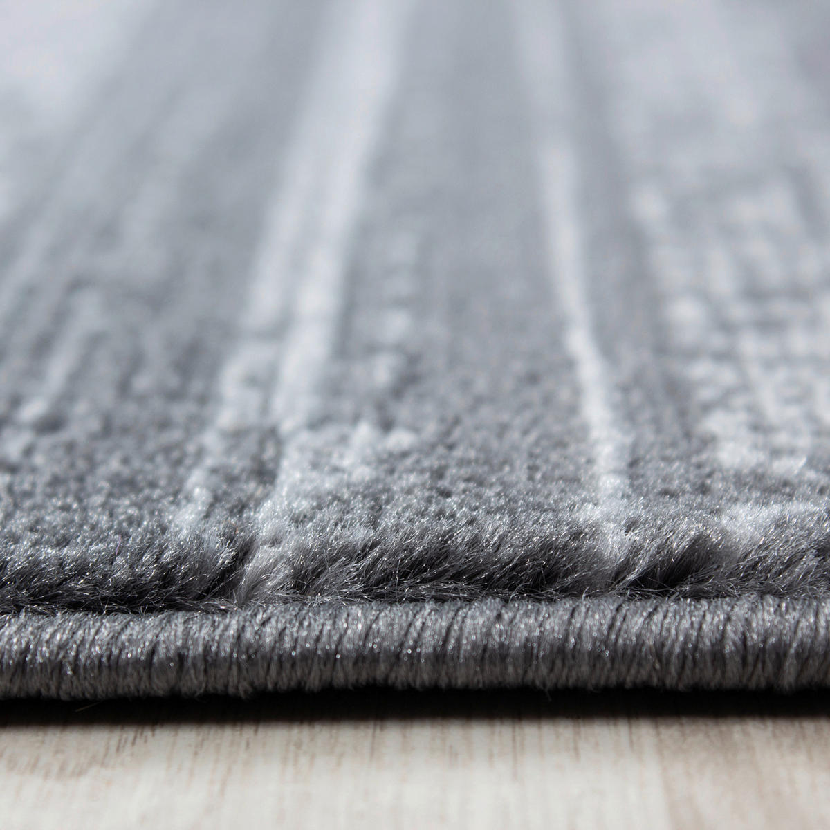 WEBTEPPICH 200/290 cm Plus 8000 Grau  - Grau, Design, Textil (200/290cm) - Novel