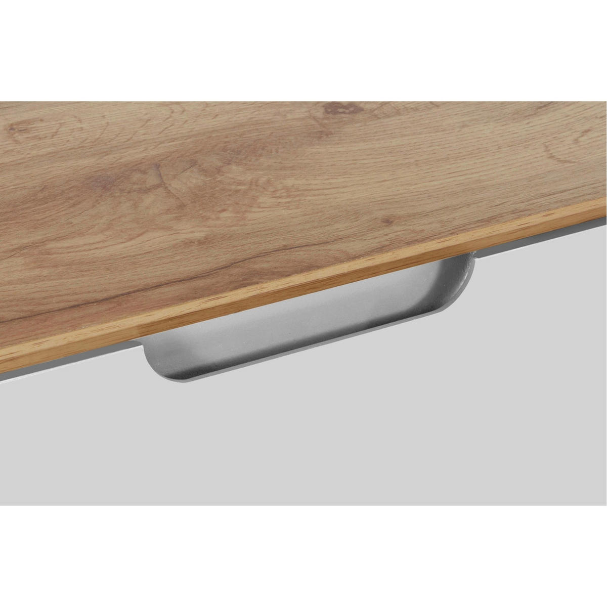 SCHUHSCHRANK Weiß, Eiche Wotan  - Eiche Wotan/Weiß, Design, Holzwerkstoff (80/75/40cm) - Livetastic